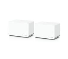 Mercusys Halo H70X (2 Stück) / Wi-Fi Mesh-System AX1800 / Dual-Band / 2,4 GHz - 574 Mbit/s / 5 GHz - 1201 Mbit/s / 3x GLAN