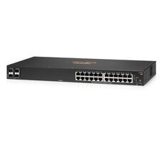 Aruba 6100 24G 4SFP+ / Switch / 24x Gigabit RJ45- Port / 4X 10Gigabit SFP+ Port / 128 Gbit/s / 95,2 Mpps