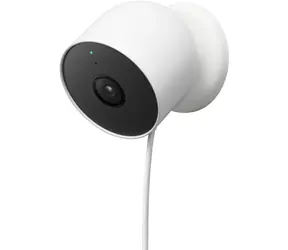 Google Nest Cam (Outdoor/kabellos) / Outdoor-IP-Kamera / 1080p@30FPS / IR / IP54 / Bluetooth / WLAN / Mikrofon und Lautsprecher