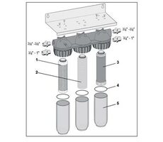 Honeywell Home KF60 - Ersatzsumpf für den FF60-Filter