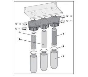 Honeywell Home KF60 - Ersatzsumpf für den FF60-Filter