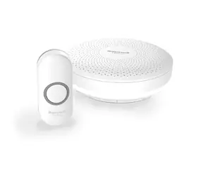 Honeywell Home DCR313N Funk-Türklingel weiß / 150 m / 6 Melodien / Design. Taste