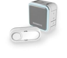 Honeywell Home DC515SG Funk-Türklingel Serie 5 / 150 m / 6 Melodien / tragbare Basis grau / Namenstaste