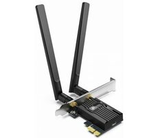 TP-LINK ARCHER TX55E / WLAN-PCI-E-Adapter AX3000 / 2,4 GHz 574 Mbit/s / 5 GHz 2402 Mbit/s / PCI-Express x1