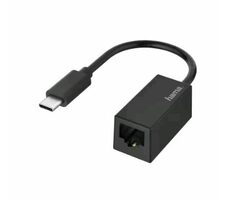 HAMA 200322 USB-Netzwerkadapter / 1000 Mbit/s (RJ45) Fast Ethernet / USB-C 