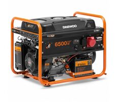 Daewoo GDA7500E-3 Benzingenerator / 6,5 kW / 1x 230 V / 1x 400 V / 70 L