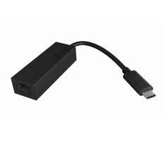 Icy Box IB-LAN100-C3 schwarz / USB 3.0 C Netzwerkadapter auf RJ45