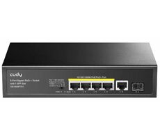 Cudy GS1005PTS1 PoE-Switch / 4X PoE RJ45 / 1x RJ45 / 1x SFP / 1000Mbps / 120W