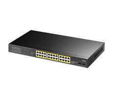 Cudy GS1028PS2 PoE-Switch / 24x PoE RJ45 / 2x SFP / 1000Mbps / 300W