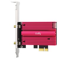Cudy AX5400 Netzwerkkarte mit Antenne / PCI-E-Karte / Tri-Band / 2,4 GHz 574 Mbit/s / 5 GHz 2400 Mbit/s / Bluetooth