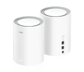 Cudy AX1800 Wi-Fi Mesh-System 2 Stück / Dual-Band / 2,4 GHz 574 Mbit/s / 5 GHz 1201 Mbit/s / 1x WAN 1x LAN RJ45