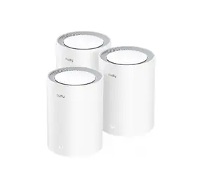 Cudy AX1800 WiFi-Mesh-System 3 Stück / Dual-Band / 2,4 GHz 574 Mbit/s / 5 GHz 1201 Mbit/s / 1x WAN 1x LAN RJ45