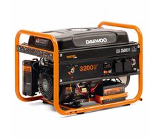 Daewoo GDA3500DFE Benzingenerator / 3,2 kW / 2x 230 V / 18 L
