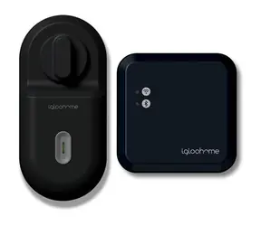 Igloohome Retrofit Lock & Wi-Fi Bridge Bundle / Schloss und Wi-Fi Bridge Set 