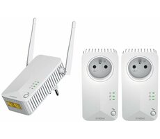 Strong Powerline WF 600 TRI FR weiß / Set Powerline-Adapter / 300Mbps / LAN / HomePlug AV / 3St