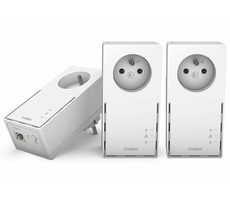 Strong Powerline 1000 TRI FR weiß / Set Powerline-Adapter / 1000Mbps / GLAN / HomePlug AV2 / 3St