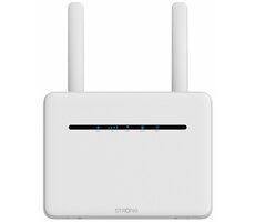 Strong 4G+ LTE Router 1200 weiß / 4G LTE Router / 2,4 GHz - 300 Mbit/s / 5 GHz - 867 Mbit/s / 1x WAN / 1x SIM-Steckplatz