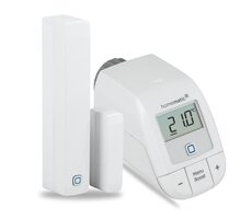 Homematic IP Starterset - Heizungssteuerung / 1x Thermostatkopf & 1x Fenster- und Türsensor - magnetisch 