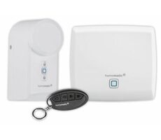 Homematic IP Starterkit - Zutrittskontrolle / 1x Zentraleinheit HmIP-HAP & 1x Türschlossantrieb & Fernbedienung.