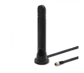 Qoltec 57033 Wi-Fi omnidirektionale Zimmerantenne 5G LTE schwarz / DUAL / 8dBi