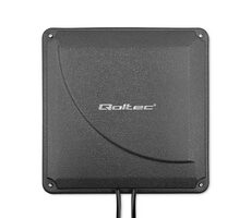 Qoltec 57041 4G LTE Außenantenne 35dBi schwarz / DUAL / 2x SMA (M) 