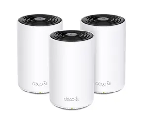 TP-LINK Deco XE75 3er-Pack / WLAN-System MESH AXE5400 / Tri-Band / 574+2402+2402 MHz 