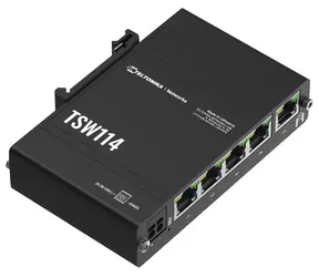 Teltonika TSW114 / Industrie-Switch / 5- Port / 1000 Mbit/s / PoE