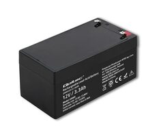 Qoltec 53065 Batterie AGM 3,3Ah / 12V / max. 49,5A