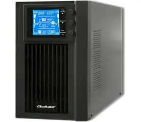 Qoltec 53042 USV schwarz / USV / 1000VA / 800W / LCD