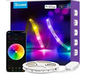 Govee WiFi RGBIC PRO SMART LED-Streifen 5m / LED-Streifen / 12W / 220 lm / RGBIC / BT / WiFi