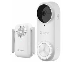 Ezviz Smart Set DB2 Pro weiß / WLAN / Videotelefon / kabellose Türklingel / 2544x1888 / IP65