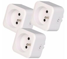 Immax NEO LITE SMART Set 3x smarte Innensteckdose v2 (E) / mit Pin (Typ E) / WLAN / Google & Amazon Alexa & TUYA