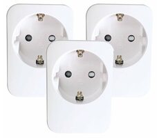 Immax NEO LITE SMART Set 3x Smart Indoor Socket v2 (F) / Pinless (Typ F) / Wi-Fi / Google & Amazon Alexa & TUYA