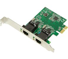 LogiLink PC0075 / PCIe-Netzwerkkarte / 2x RJ45 / 1Gbit/s 