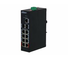 Dahua PFS3211-8GT-120-V2 / Switch / 1000 Mbit/s / 9x RJ-45 / 2x SFP / 8x PoE