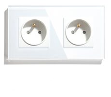 iQtech Millennium KIM1W2 weiß / Smart-Steckdose / WLAN / 2x Steckdose 16A (F) / Verbrauchsmessung