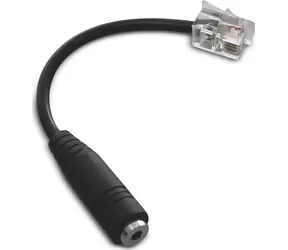 Sonoff Sensoradapter 2,5 mm Klinke (F) - RJ9 (M) 5 cm schwarz