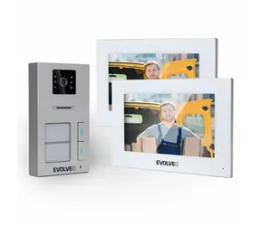 Evolveo DoorPhone AP2-2 / Video-Türsprechanlage für zwei Wohnungen / 2x Farbdisplays