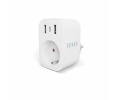 TESLA SMART Plug SP300 USB / Smart-Steckdose / 3680W / 1x 230V AC / 2x USB-A / 1x USB-C / WiFi