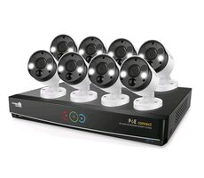 iGet HGNVK164908 / Kamerasystem / 8 Kameras / UHD 4K / 16CH / IP66 / WAN / 16x LAN / HDMI / VGA