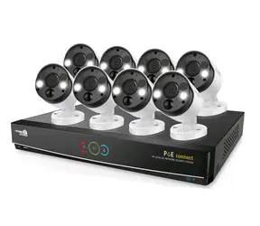 iGet HGNVK164908 / Kamerasystem / 8 Kameras / UHD 4K / 16CH / IP66 / WAN / 16x LAN / HDMI / VGA