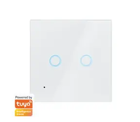 LogiLink SH0112 weiß / Wandmontierter Doppelschalter / WLAN