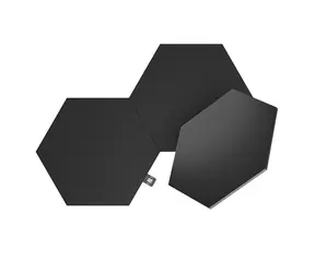 Nanoleaf Shapes Black Hexagons Erweiterungspaket 3 Panels 