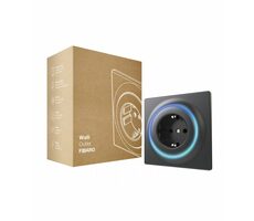 Fibaro Walli Outlet Typ F schwarz / Smart-Steckdose / Z-Wave
