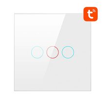 Avatto LZTS02-EU-W3 weiß / Smart Switch / 3 Kanäle / ZigBee