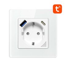 Avatto N-WOT10-USB-W weiß / Smart-Steckdose / USB-A & USB-C / 3680W / WiFi