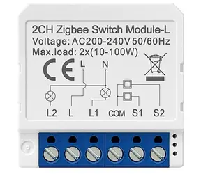 Avatto LZWSM16-W2 weiß / Smart Switch / 2 Kanäle / ZigBee