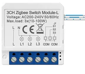 Avatto LZWSM16-W3 weiß / Smart Switch / 3 Kanäle / ZigBee