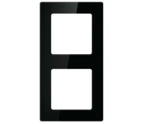 Avatto N-TS10-Frame-B2 schwarz / Rahmen für Steckdosen und Schalter / 2 Positionen