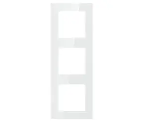 Avatto N-TS10-Frame-W3 weiß / Rahmen für Steckdosen und Schalter / 3 Positionen